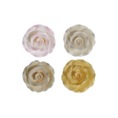 Lustre and Pink Tipped Sugar Roses