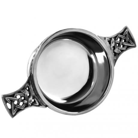 Celtic Knot Handled Quaich