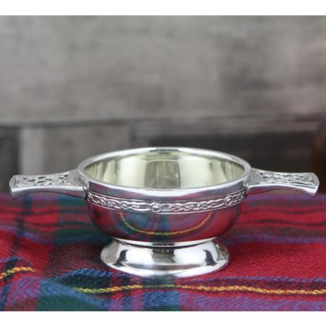 Celtic Knot Handled Quaich