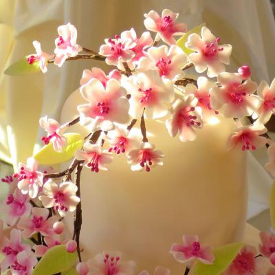Hand made Cherry Blossom Flowers