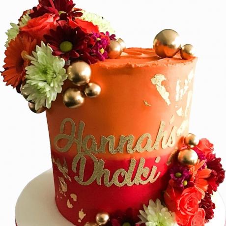 Gold Leaf Wedding Cakes