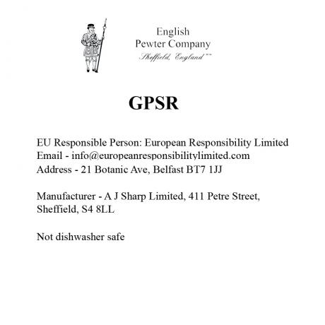 English Pewter Manufactured