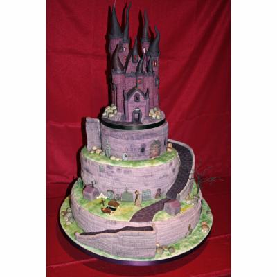 Gothic Castle Wedding Cake
