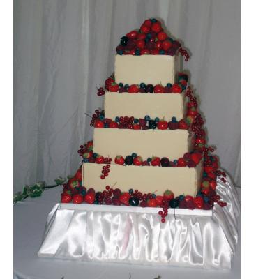 Mousse Wedding Cake on purpose built Cake Stand