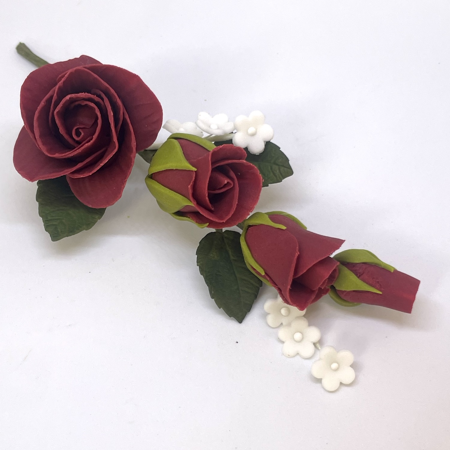 Burgundy Sugar Rose Spray