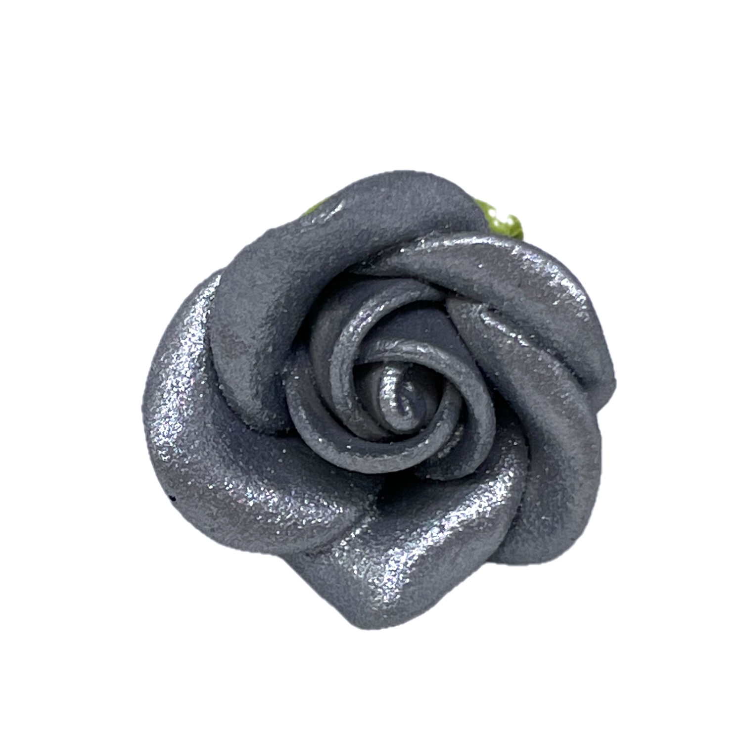 Silver Lustred Sugar Roses