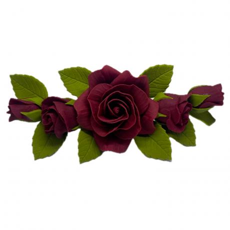 Burgundy Sugar Rose Spray