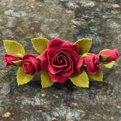 Burgundy Sugar Rose Spray