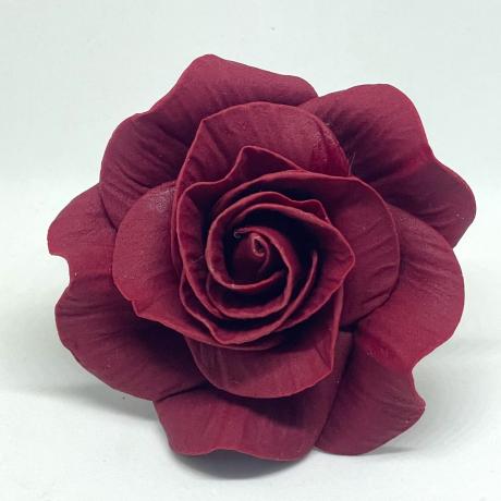 Large Burgundy Sugar Rose
