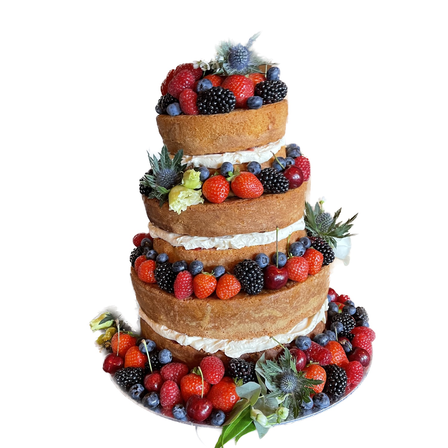 Berry-lucious Wedding Cake