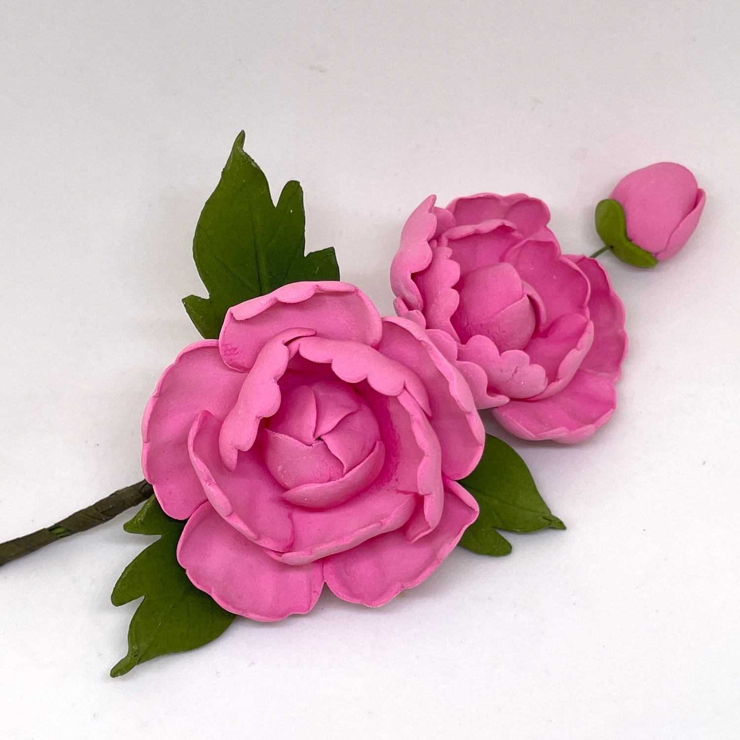 Blush Pink Peony Spray