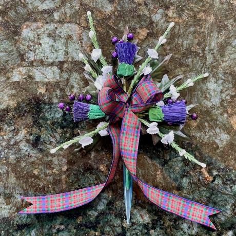 Macdonald Thistle Cake Topper