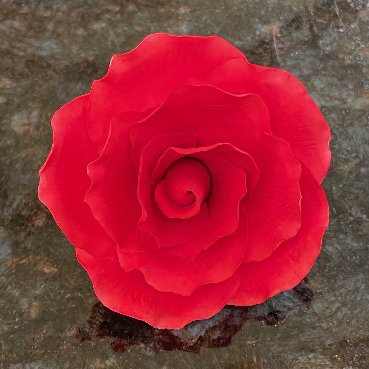 Large Red Sugar Rose