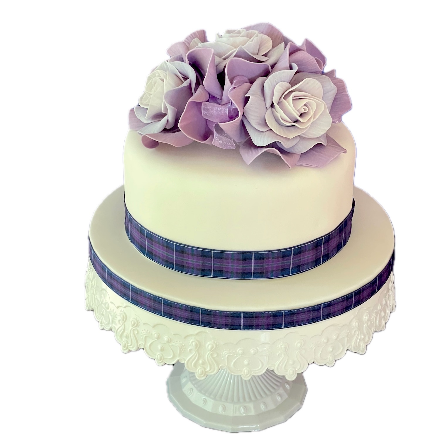 Tie The Knot Wedding Cake