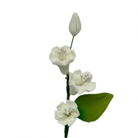 Bridal White Petite Blossom Stem