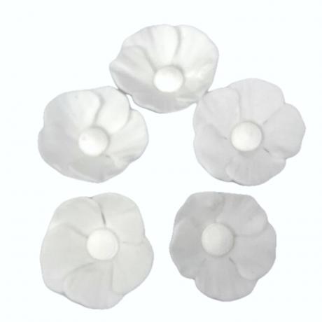 5 White Sugar Blossoms
