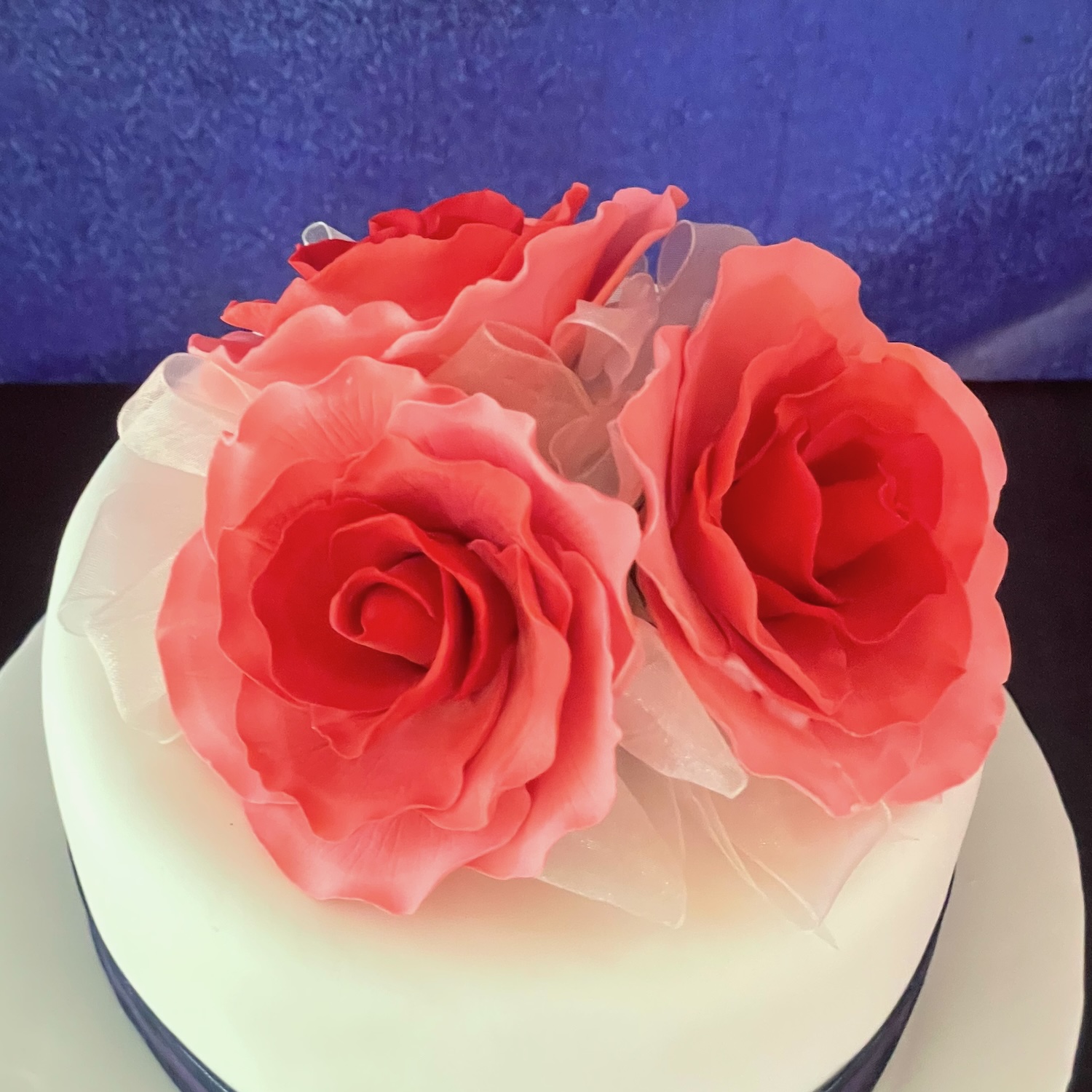 Blush Pink Wedding Cake Topper