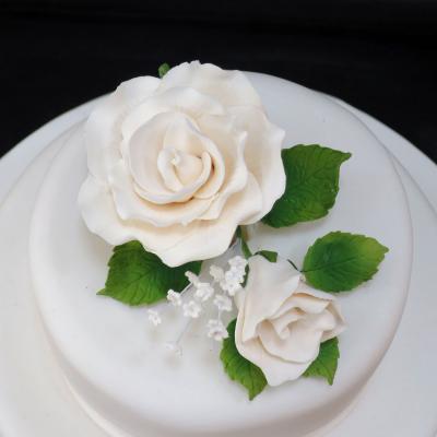 Ivory Vintage Rose Spray