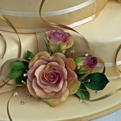 Hand Shaded Sugarcraft Roses