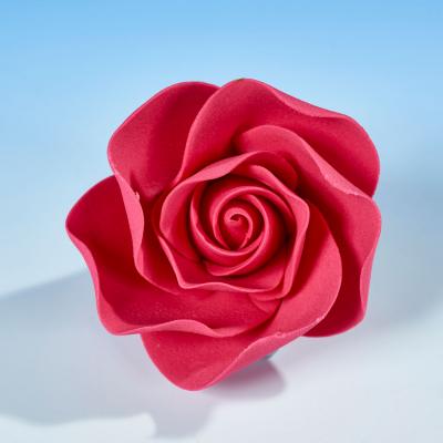 Cerise Wired Sugar Rose Heads
