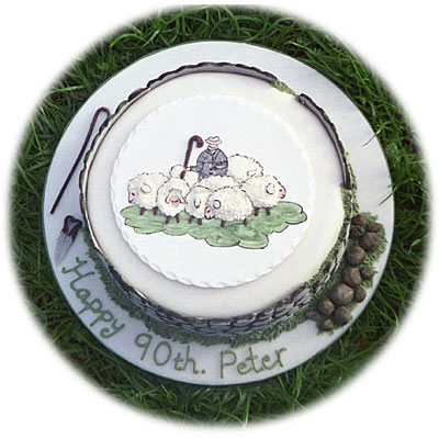 Shepherd Birthday Cake