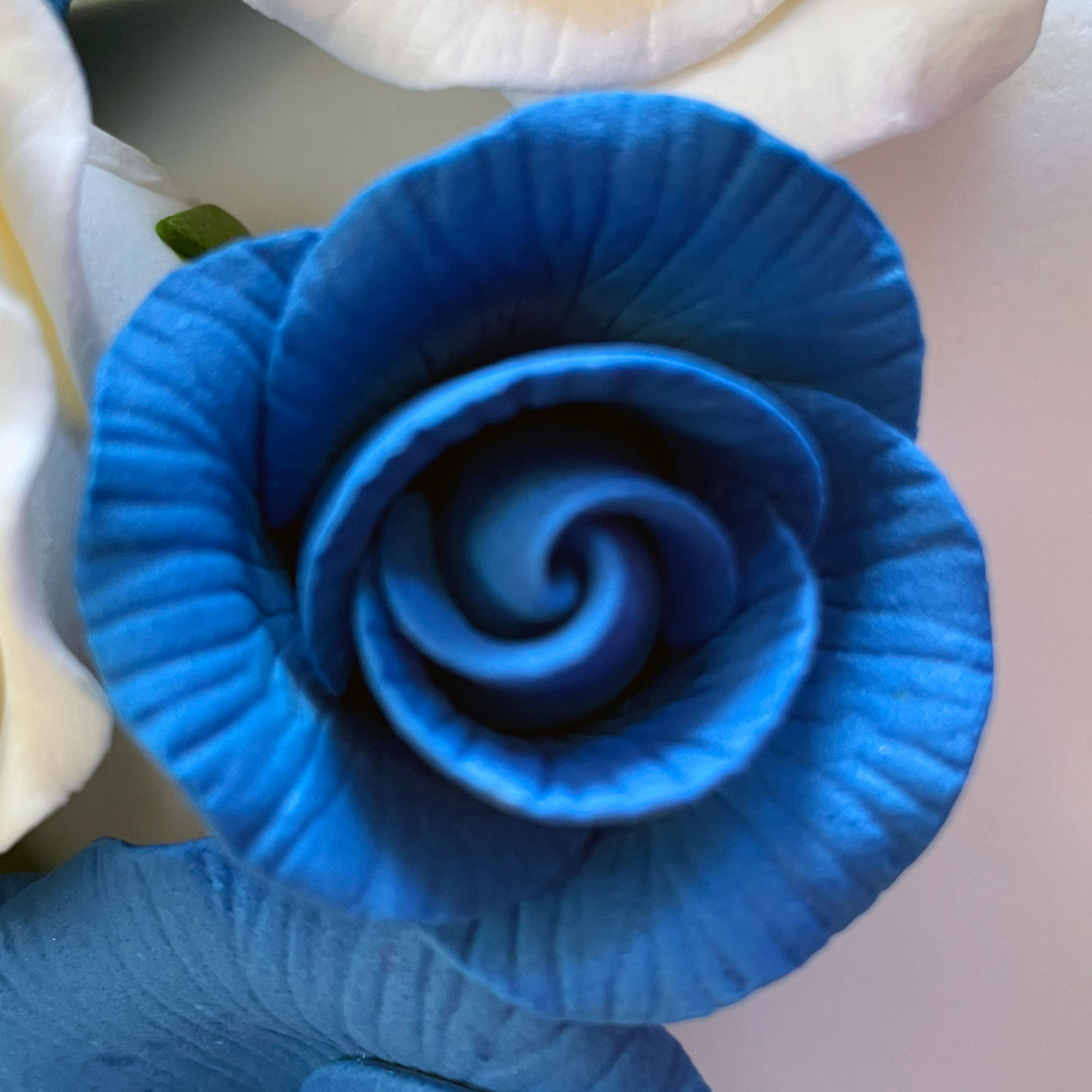 Small Royal Blue Sugar Rose