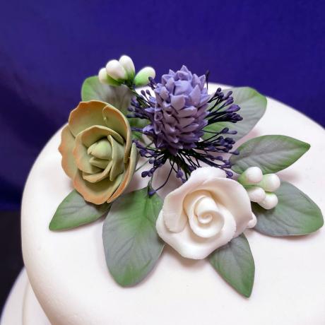 Wild Rose and Thistle Cake Topper