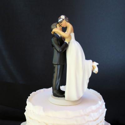 Handcrafted Porcelain Wedding Cake Topper