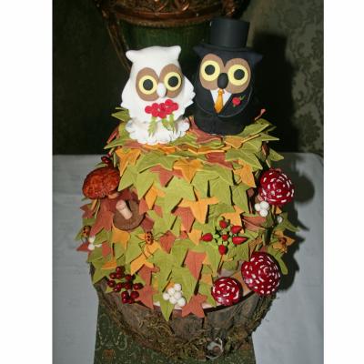 Woodland Romance Wedding Cake