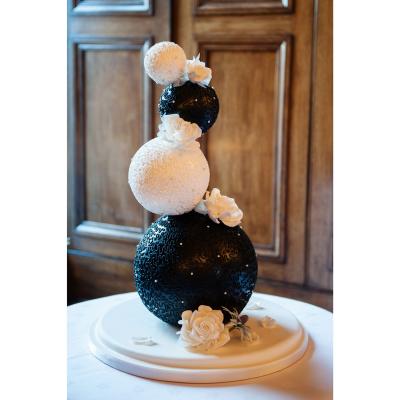 Black and White Wedding Spheres.
