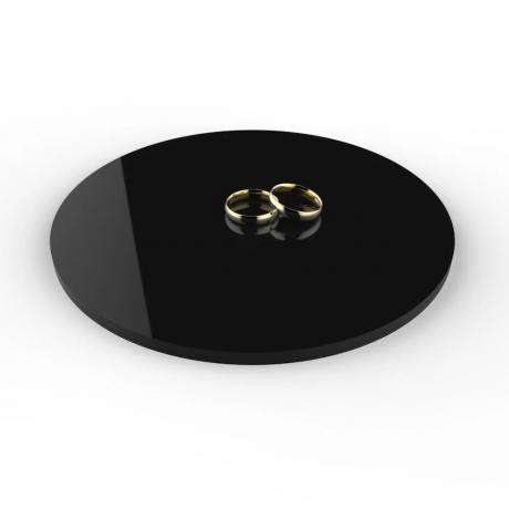 Black Acrylic Cake Board