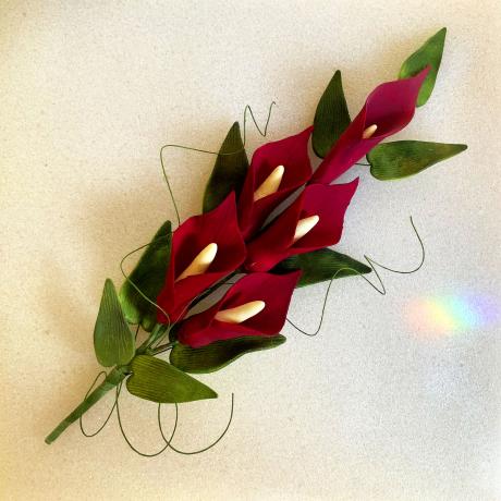 Burgundy Calla Lily Spray