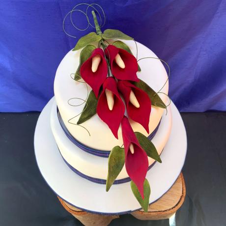 Burgundy Calla Lily Spray