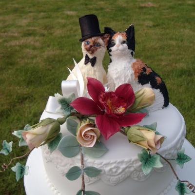 Cat Wedding Cake Toppers
