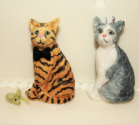 Bride and Groom Cats
