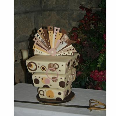 Wedding Cake at Borthwick Castle