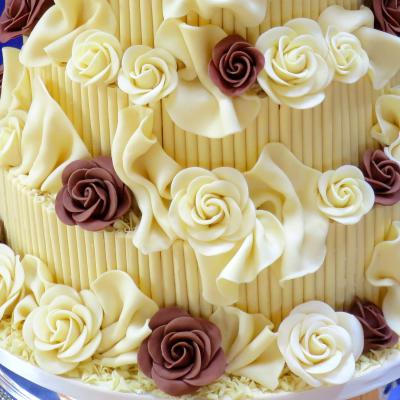 Handcrafted Milk and White Belgian Chocolate Roses