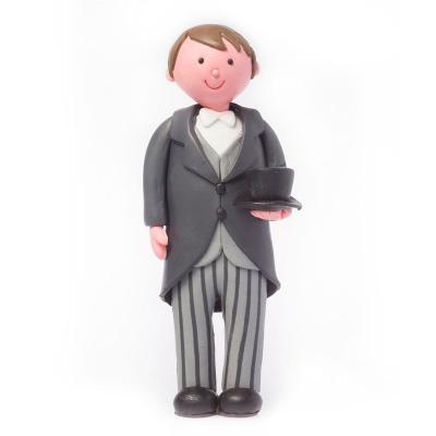 Brunette Groom in Tails