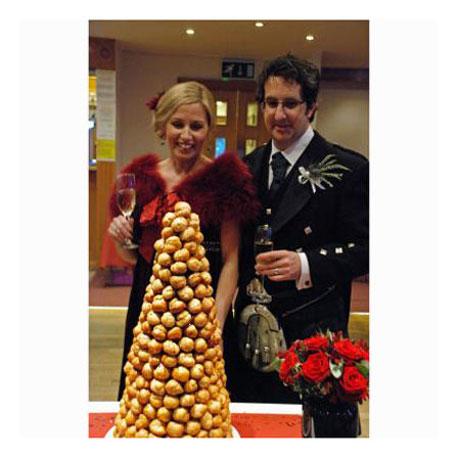 Undecorated Croquembouche