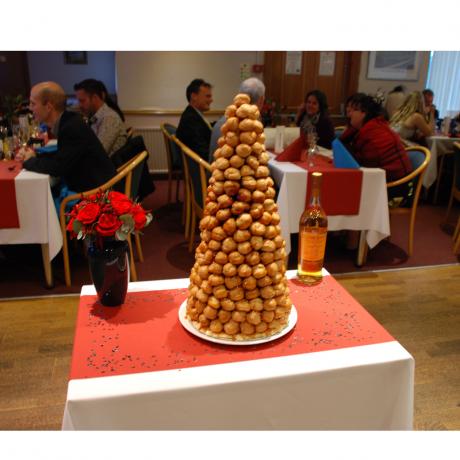 Undecorated Croquembouche
