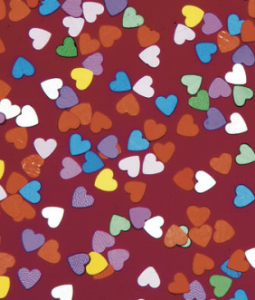 Rainbow Heart Confetti