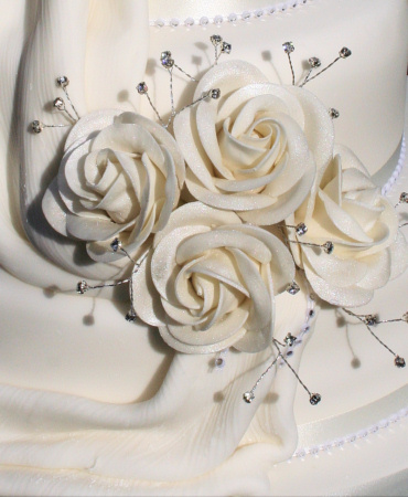 Tafetta Effect Cake Drape