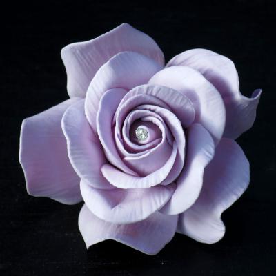 Giant Diamante Lilac Sugar Rose