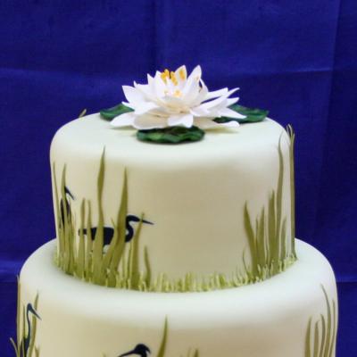 Sugarcraft Water Lily Cake Topper