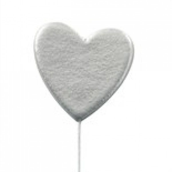 Silver Heart on Wire