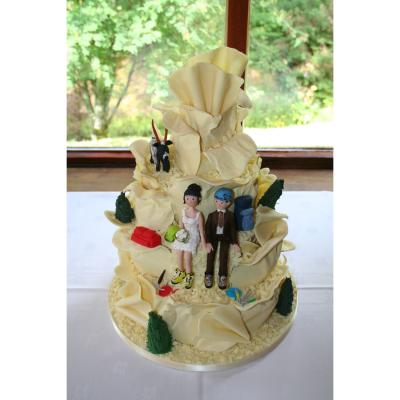 Whitew Belgian Chocolate Wedding Cake