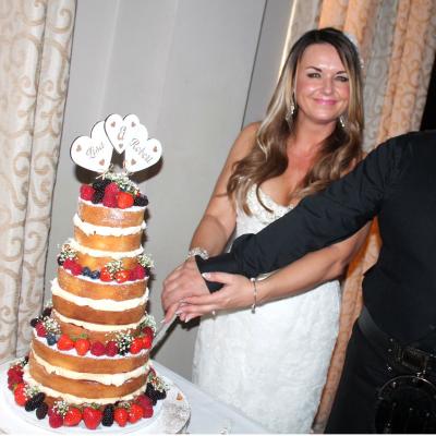 Naked Wedding Cake