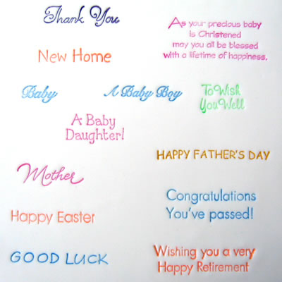 Celebration Lettering for Cake Decorations