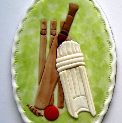 Cricketer made with Patchwork Cutters