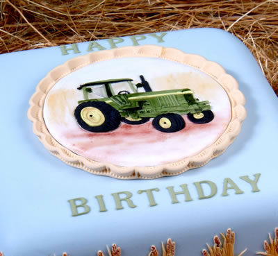 Tractor created with Patchwork Cutters